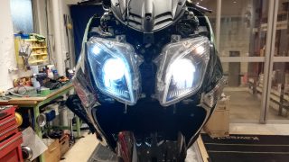 LEDヘッドライト交換 マジェスティ 4D9 | 東京大田区のバイク修理